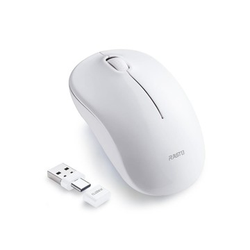 RASTO RM35 雙介面Type C +USB超靜音無線滑鼠