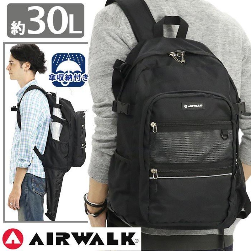 ☆ リュック メンズ 30L 大容量 AIRWALK エアウォーク リュック