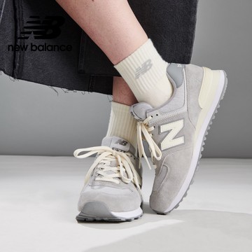 【New Balance】 NB 復古鞋_中性_灰色_U574GBG-D楦 574