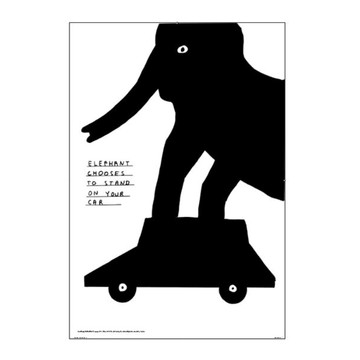 【LIGHTO】David Shrigley: 無題（大象與汽車）