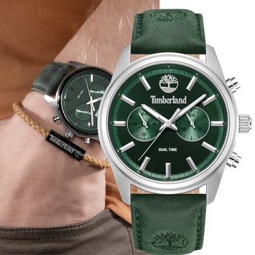 Timberland 天柏嵐 潮流酷玩雙眼腕錶-45mm TDWGF0041203