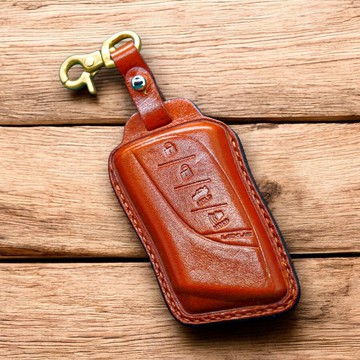 道奇汽車鑰匙皮套 義大利皮革