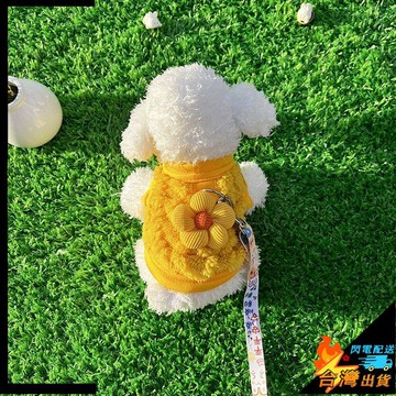 【台灣出貨】寵物服飾  加絨保暖款 超萌小貓咪衣服 背心幼貓衣服 可牽引 寵物幼犬 寵物兔衣服 寵物服飾