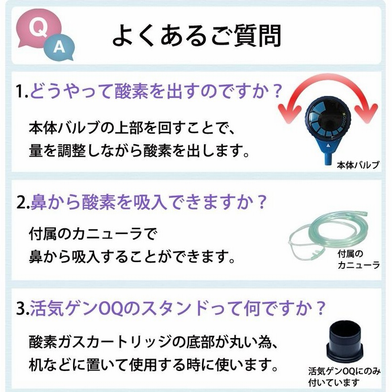 活気ゲンOQ 未使用　携帯用酸素吸入機　本体セットと、カートリッジ2本入 Amazon.co.jp: 携帯酸素吸入器 活気ゲン2（残量ゲージなし・携帯