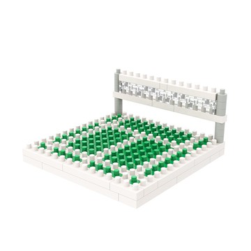 Archbrick 小羽毛球場 Pixel 積木 Nanoblock