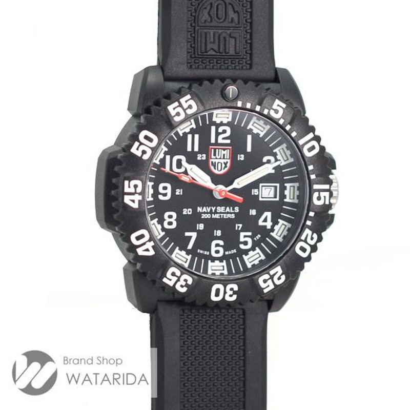 ルミノックス LUMINOX 腕時計 3051 NAVY SEALS REDHAND ブラック 日本