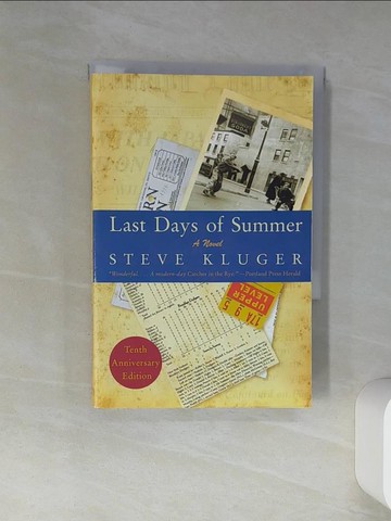 【書寶二手書T1／原文小說_RLF】Last Days of Summer_Kluger, Steve
