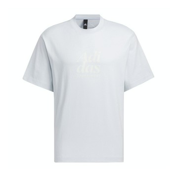 Adidas ST FL GFX Tee IT3926 男 短袖 上衣 T恤 運動 休閒 寬鬆 棉質 舒適 淡藍