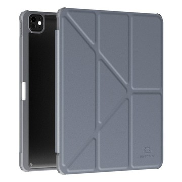 iPad Pro 11(2024) Origo 晶透筆槽防摔殼 紅鶴粉