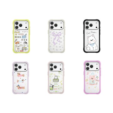 可替換卡通可愛背板 防摔原創小衆設計 適用iPhone 17 16 Pro Max i15 i16 17Pro 背板