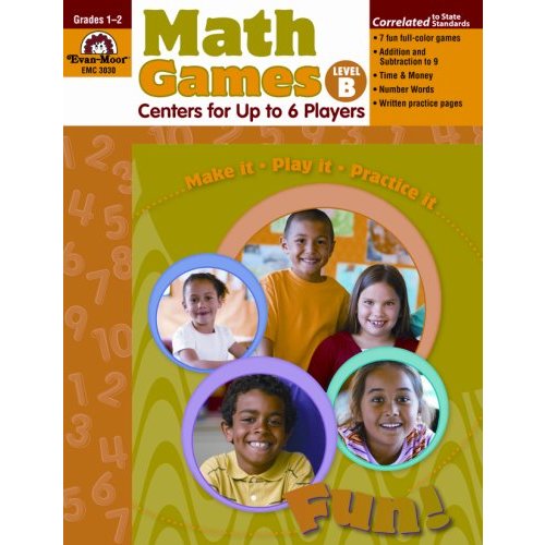 Math Games Level B: Centers for Up to Players  Grades 1-2