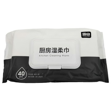 SHIMOYAMA 廚房清潔用除油去汙濕紙巾  1包  20 x 25cm