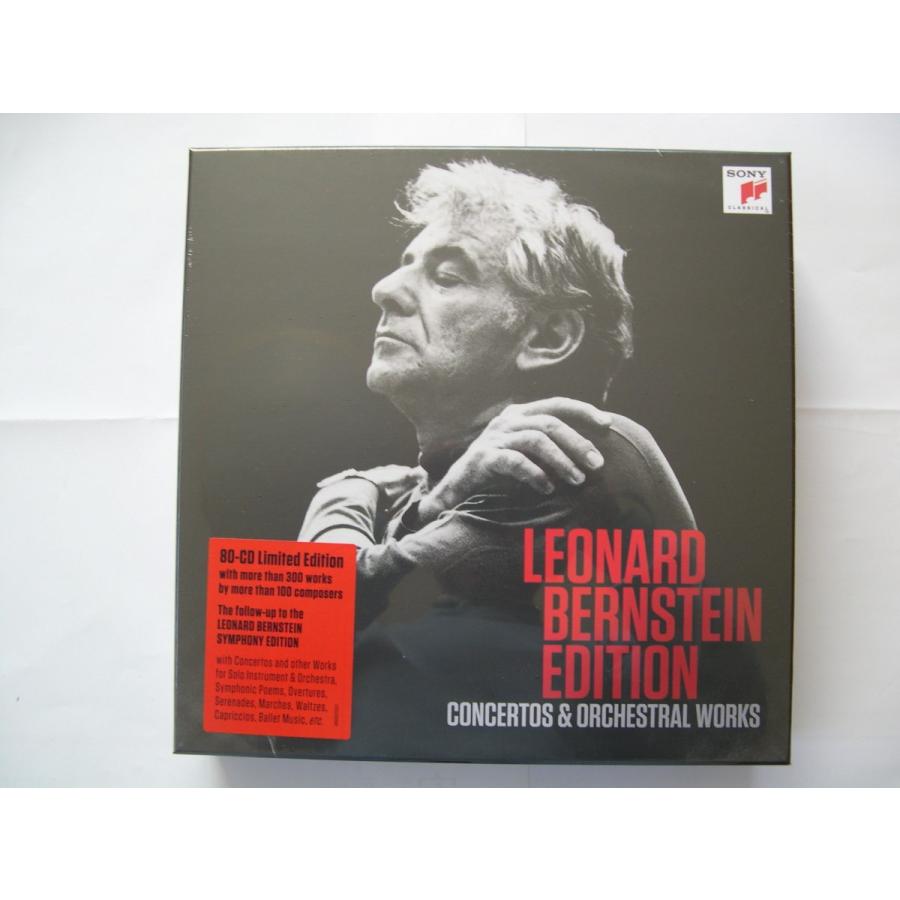 Leonard Bernstein  Edition   Concertos  Orchestral Works Limited Edition 80 CDs    CD