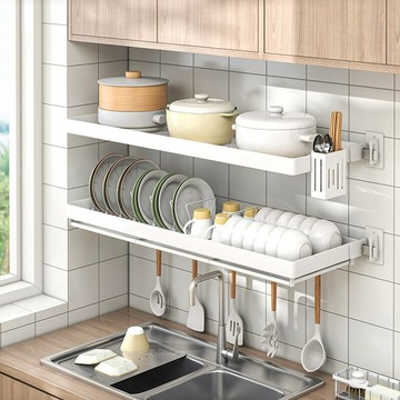 ??快速出貨?? 公司貨 廚房碗碟收納架洗碗槽置物架水槽窗臺碗架窗戶壁掛式不銹鋼瀝水架