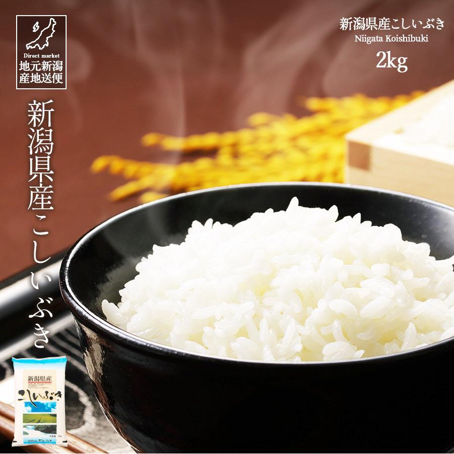 お米 2kg 白米 新米 令和5年産 新潟県産 こしいぶき 産地直送 米 国産 国内産 2キロ ブランド米 ギフト お中元 父の日 母の日 敬老の日