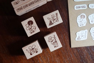 鼠老闆的連鎖店印章組