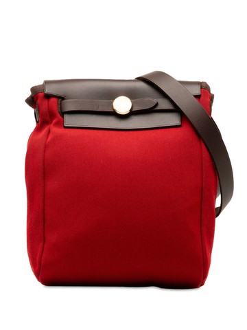 Hermès Pre-Owned - 2004 Toile Her TPM crossbody bag - women - Canvas/Calf Leather - One Size - Brown