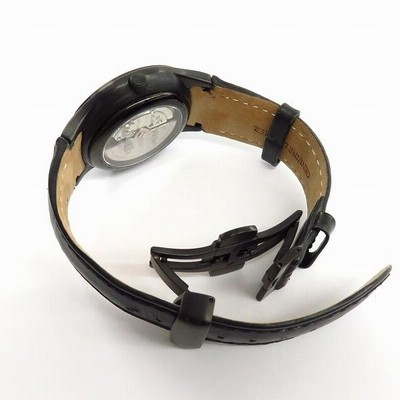 春*車様 SKAGEN J755XLSLB 腕時計 ブラック anw スカーゲン SKAGEN MEN'S EX コラボ 腕時計 黒 AT 自動巻き