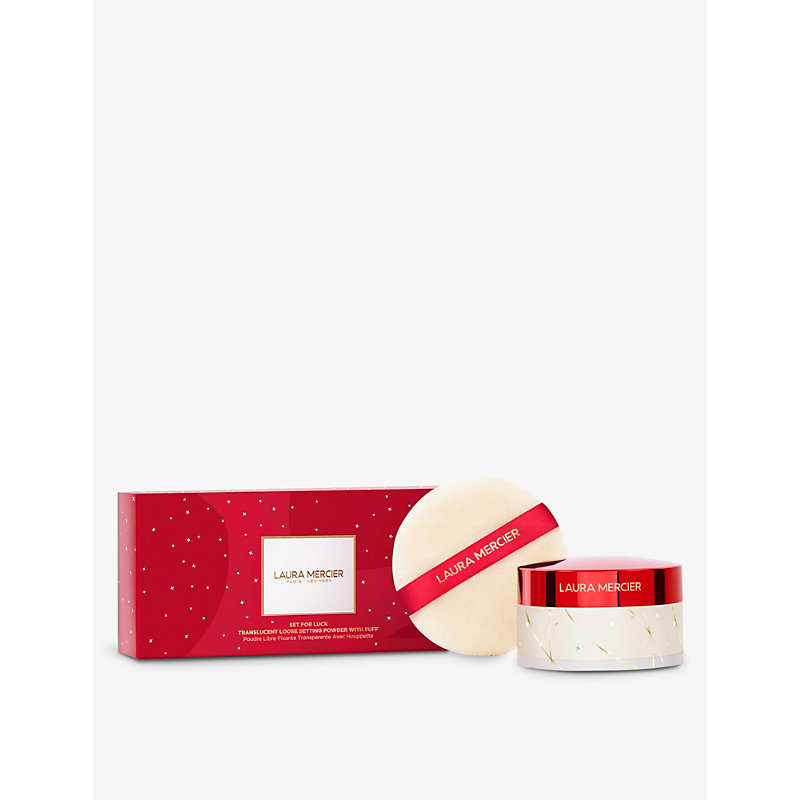 Laura Mercier Translucent Luna New Year Translucent Loose Setting Powder & Velour Puff Gift set