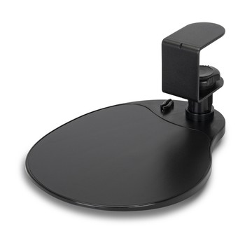 aidata 愛得他 金屬桌夾 可旋式桌下滑鼠平台/兩色可選 do-4031