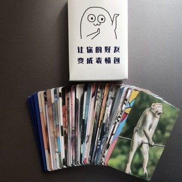 無用良品 表情包撲克 卡牌遊戲 派對必備 桌遊 惡搞表情包 卡牌遊戲 聯誼遊戲 抖音同款 小紅書爆款 交換禮物