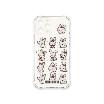 iPhone 12 Pro Max 殼 TRON IPhone 12 PRO MAX 兔子可愛動作排排系列  載具 四角防摔殼 手機殼