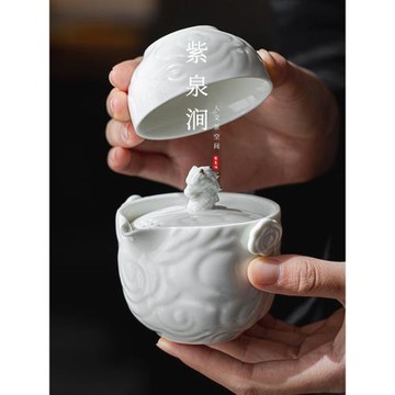 JOJO'S L. PD.紫泉澗.龍年快客杯一壺三杯伴手禮陶瓷茶具 | 且嫩