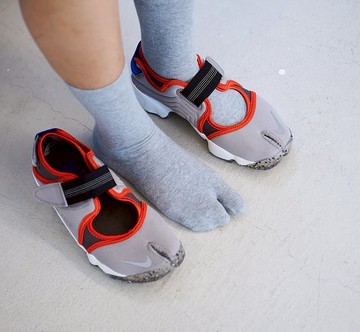 Tabi socks匹馬棉兩趾襪素色系列-大象灰