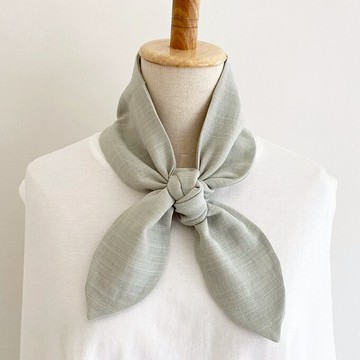 多功能二合一涼感領巾/髮帶 日本高品質純棉 薄荷綠