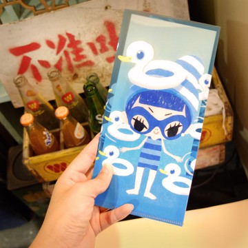 文件夾 夏日泳圈 Flying Sofye  / 防疫口罩套