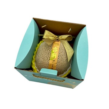 甜蜜在心頭【新鮮屋 FRESCO】台灣阿露斯哈密瓜1入禮盒 1.5kg±10%/盒 鮮甜多汁 入口即化 清甜爽口 年節送禮 禮品推薦