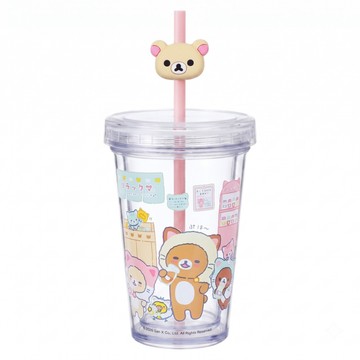 MTuTU 萌兔兔 拉拉熊 花遊趣飲水杯  粉色  1個  320ml