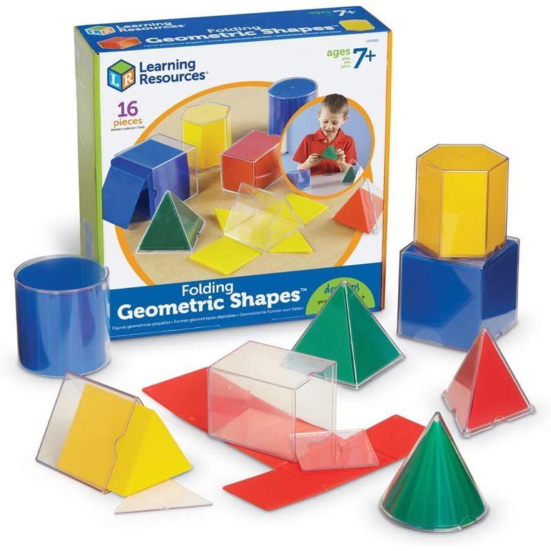 2D3D Geometric Solids 立体図形と展開図の教育玩具 - 知育玩具