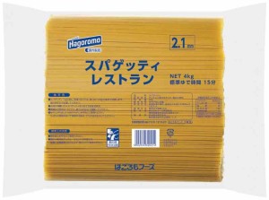 はごろも スパゲッティ 4kg (レストラン2.1mm)