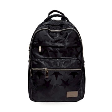 J II 後背包-野蠻多隔層防潑水後背包-星星黑-6233-1