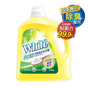 白帥帥小蘇打抗菌洗衣精3150g
