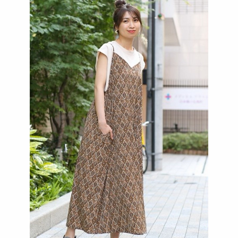 大きいサイズ 3 5l 15号 オリエンタル柄 キャミワンピース ムーチョ 大きいサイズ レディース 大きいサイズ ワンピース レディース 通販 Lineポイント最大10 0 Get Lineショッピング