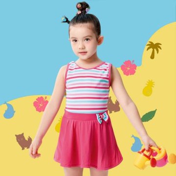 沙兒斯品牌 流行女童連身裙泳裝 NO.B8823068