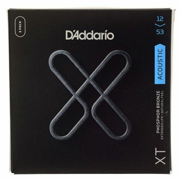 Daddario XTAPB1253 (12-53) 磷青銅演奏/錄音級民謠吉他弦(原型號EXP16)【唐尼樂器】