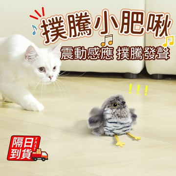 蝦皮最低價 引力撲撲鳥 大嘴鳥 電動小鳥 仿真小鳥 撲騰小肥啾 自動逗貓玩具 寵物玩具 電動抖抖鳥