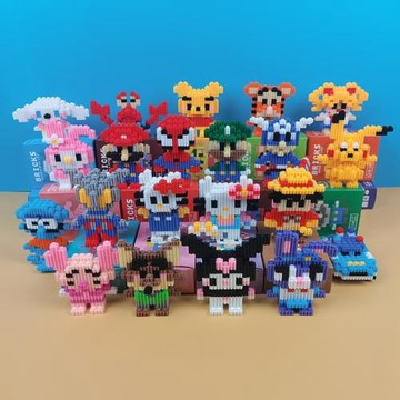 益智積木玩具驚喜小盲盒桌面擺件小禮品學生獎品禮物創意積木批發
