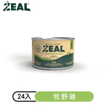 【ZEAL真致】鮮肉無穀貓主食罐｜牧野雞170gX24入