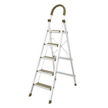 WIN-WIN 五階D型防滑加強款鋁梯 奶茶色 YP HLD05 L HLD05 L