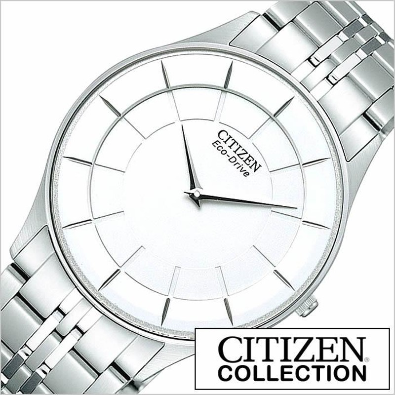 CITIZEN 腕時計 シチズン 時計 コレクション エコ ドライブ ステンレス モデル COLLECTION ECO DRIVE メンズ ホワイト  AR3010-65A アナログ シルバー 白 銀 | LINEショッピング