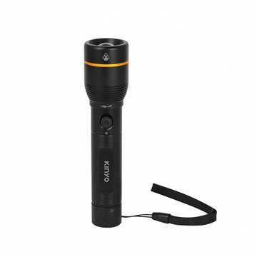 KINYO 充電式伸縮變焦手電筒