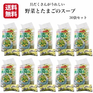 送料無料 野菜とたまごのスープ（９食入）30個セット 野菜スープ 卵スープ チキンスープ スープ 具だくさんスープ 具だくさん野菜スープ