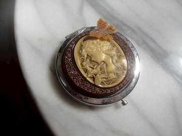 【老時光 OLD-TIME】早期二手隨身鏡盒