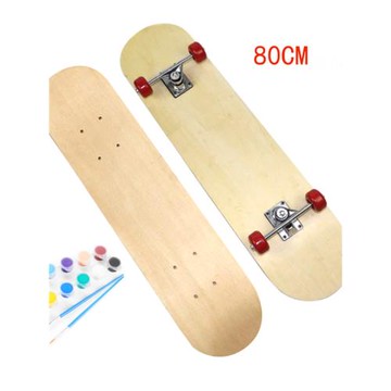 手繪涂鴉diy滑板暖場活動空白畫畫滑板禮品原色創意畫室滑板兒童