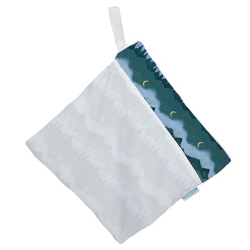 THIRSTIES 雙層乾溼分離防水收納袋 100%聚酯纖維聚氨酯（TPU）  38 x 34cm  Mountain Twilight