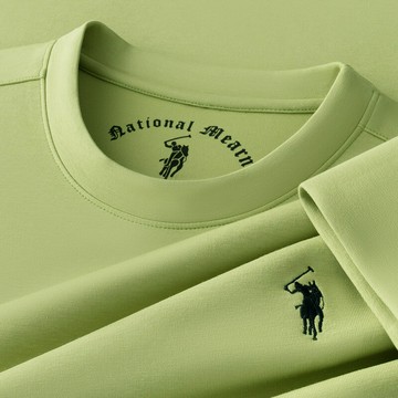 【新款熱賣】保羅衛衣男裝雙面空氣尾春秋季新款圓領百搭運動休閑ins上衣潮男t